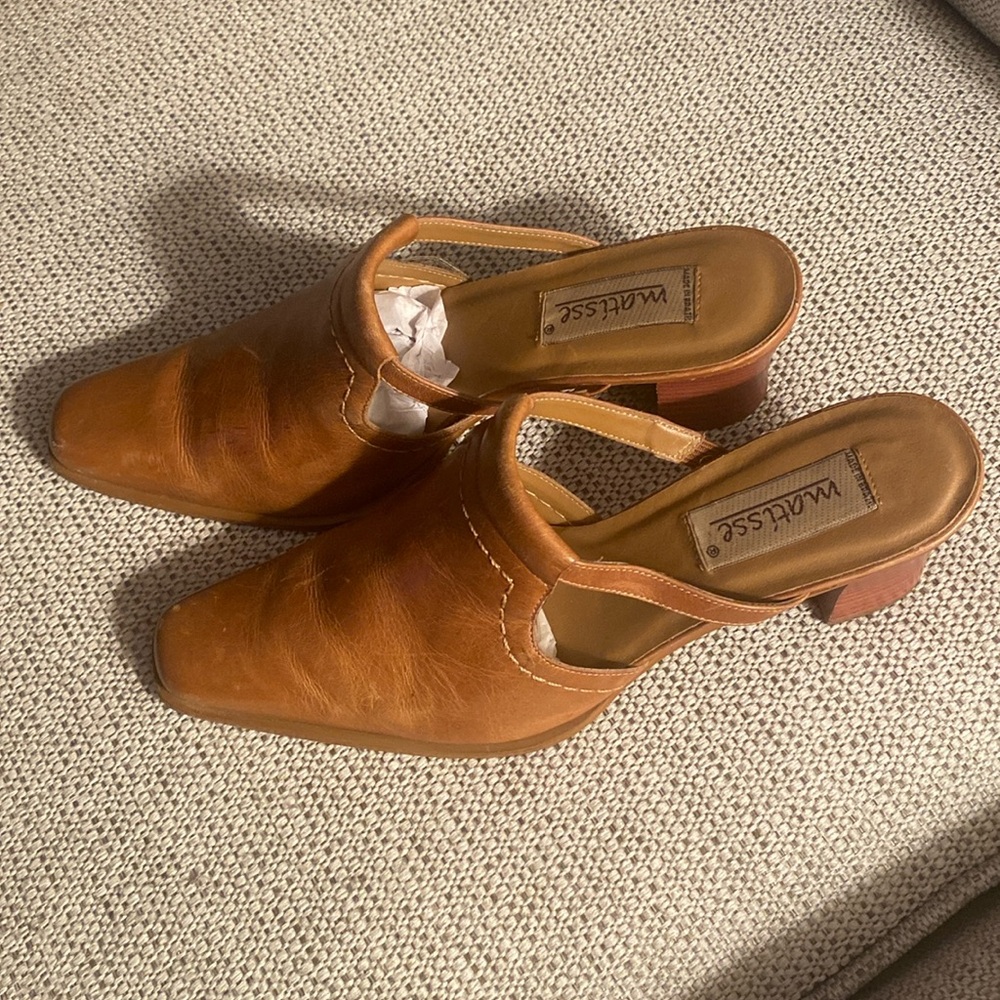 Matisse leather mules sz7